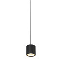Luminaria colgante OCCULUS PD SINGLE DTW Dim-To-Warm IP20, negro, transparente regulable
