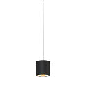 Luminaria colgante OCCULUS PD SINGLE DTW Dim-To-Warm IP20, negro, transparente regulable