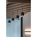 Luminaria colgante OCCULUS PD SINGLE DTW Dim-To-Warm IP20, negro, transparente regulable