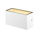 SLV LED Outdoor Wall luminaire SITRA M WL UP/DOWN, CCT switch 3000/4000K, white
