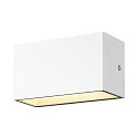 SLV LED Outdoor Wall luminaire SITRA M WL UP/DOWN, CCT switch 3000/4000K, white