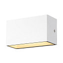 SLV LED Outdoor Wall luminaire SITRA M WL UP/DOWN, CCT switch 3000/4000K, white