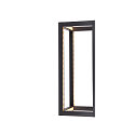 SLV Luminaria de pared para exteriores QUADRULO WL angular, indirecta IP55, antracita 