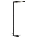 SLV Luminaria de pedestal WORKLIGHT Arriba-Abajo, para estaci�n de trabajo VDU, con sensor, UGR < 19 IP20, negro regulable