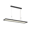 Luminaria colgante WORKLIGHT DALI Arriba-Abajo, controlable por DALI, UGR < 19 IP20, negro regulable