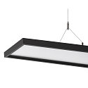 SLV Luminaria colgante WORKLIGHT DALI Arriba-Abajo, controlable por DALI, UGR < 19 IP20, negro regulable