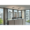 SLV Luminaria colgante WORKLIGHT DALI Arriba-Abajo, controlable por DALI, UGR < 19 IP20, negro regulable