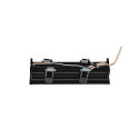 Luminaria empotrable para techos MILANDOS 6 IP20, negro