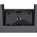 SLV Luminaria de pie para exteriores ESKINA FRAME 125 DOUBLE CCT de 2 llamas, CCT Switch, ajustable IP65, antracita 