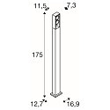 SLV Luminaria de pie para exteriores ESKINA FRAME 175 DOUBLE CCT de 2 llamas, CCT Switch, ajustable IP65, antracita 
