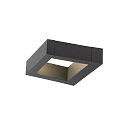 SLV Luminaria de pared BOOKAT IP65, antracita