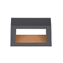 SLV Luminaria de pared BOOKAT IP65, antracita