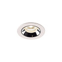 Luminaria empotrable para techos NUMINOS XS IP20/IP44, cromo, blanco