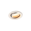 Luminaria empotrable para techos NUMINOS MOVE XS IP20, blanco
