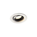 Luminaria empotrable para techos NUMINOS MOVE XS IP20, negro, blanco