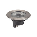 LED Floor recessed luminaire ROCCI 200 EL, round, 16W, 3000K, 120�, black