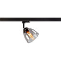 Foco trif�sico PARA CONE GL GU10 GU10 IP20, negro, transparente