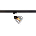 SLV Foco trif�sico PARA CONE GL GU10 GU10 IP20, negro, transparente