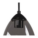 Luminaria colgante PARA CONE GL GU10 GU10 IP20, negro, transparente