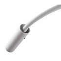 SLV Luminaria de pared KARPO GOOSE, blanco regulable
