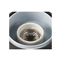 SLV Luminaria de pared para exteriores GRAFIT redondo E27 IP44, antracita regulable
