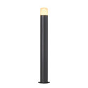 SLV Luminaria de pie para exteriores GRAFIT 90 POLE redondo, con difusor E27 IP44, antracita regulable