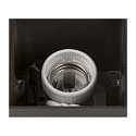 SLV Luminaria de pared para exteriores GRAFIT angular, con sensor E27 IP44, antracita regulable