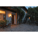 SLV Luminaria de pared para exteriores GRAFIT angular, con sensor E27 IP44, antracita regulable