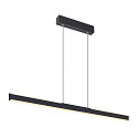 Luminaria colgante ONE LINEAR 100 PHASE UP/DOWN IP20, negro regulable