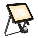 SLV Luminaria de pared FLOODI L IP65, antracita