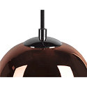 SLV Luminaria colgante PANTILO OVAL PD E27 IP20, color cobre
