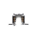 3-phase recessed track S-TRACK PHASE & DALI 2M DALI controllable, black