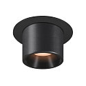 ceiling recessed luminaire NUMINOS® PROJECTOR M cylindrical, black
