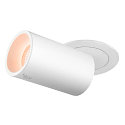 SLV ceiling recessed luminaire NUMINOS® PROJECTOR M cylindrical, white