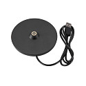 battery table lamp VINOLINA 2-CCT 2-fold, cylindrical, CCT Switch, with touch dimmer, with charging station IP54, black dimmable