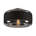 Luminaria de pared y techo PANTILO ROPE 27 cil�ndrico E27 IP20, plata regulable