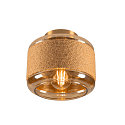 SLV Luminaria de pared y techo PANTILO ROPE 19 cil�ndrico E27 IP20, dorado regulable