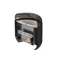 SLV Luminaria de pared PANTILO ROPE G9 IP20, plata regulable