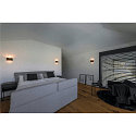 SLV Luminaria de pared PANTILO ROPE G9 IP20, plata regulable