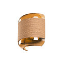 Luminaria de pared PANTILO ROPE G9 IP20, dorado regulable