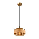 SLV Luminaria colgante PANTILO ROPE 27 E27 IP20, dorado regulable