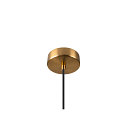 SLV Luminaria colgante PANTILO ROPE 27 E27 IP20, dorado regulable