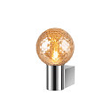 SLV wall luminaire VARYT round E14 IP44, chrome