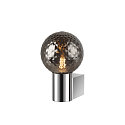 SLV wall luminaire VARYT round E14 IP44, chrome