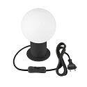 SLV Luminaria de mesa VARYT E14 IP20, negro