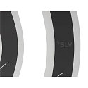 Luminaria colgante ONE FLAT TRIPLE IP20, negro regulable