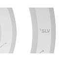 SLV Luminaria colgante ONE FLAT TRIPLE IP20, blanco regulable