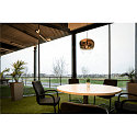 Luminaria colgante PANTILO CONVEX 40 E27 IP20, cromo