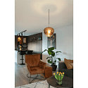 SLV Luminaria colgante PANTILO CONVEX 40 E27 IP20, cromo