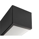 SLV Luminaria de pared CHROMBO - PHASE cuadrado IP20, negro regulable